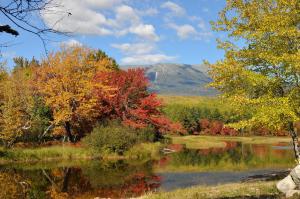 Mt. Katahdin from Abol Campsite.