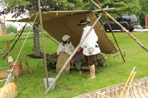 Birchbark Canoe Maker's  Camp