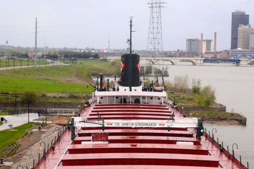 Looking Aft from Bridge Deck