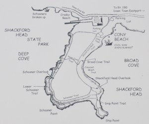 Map of Broad Cove, ME
